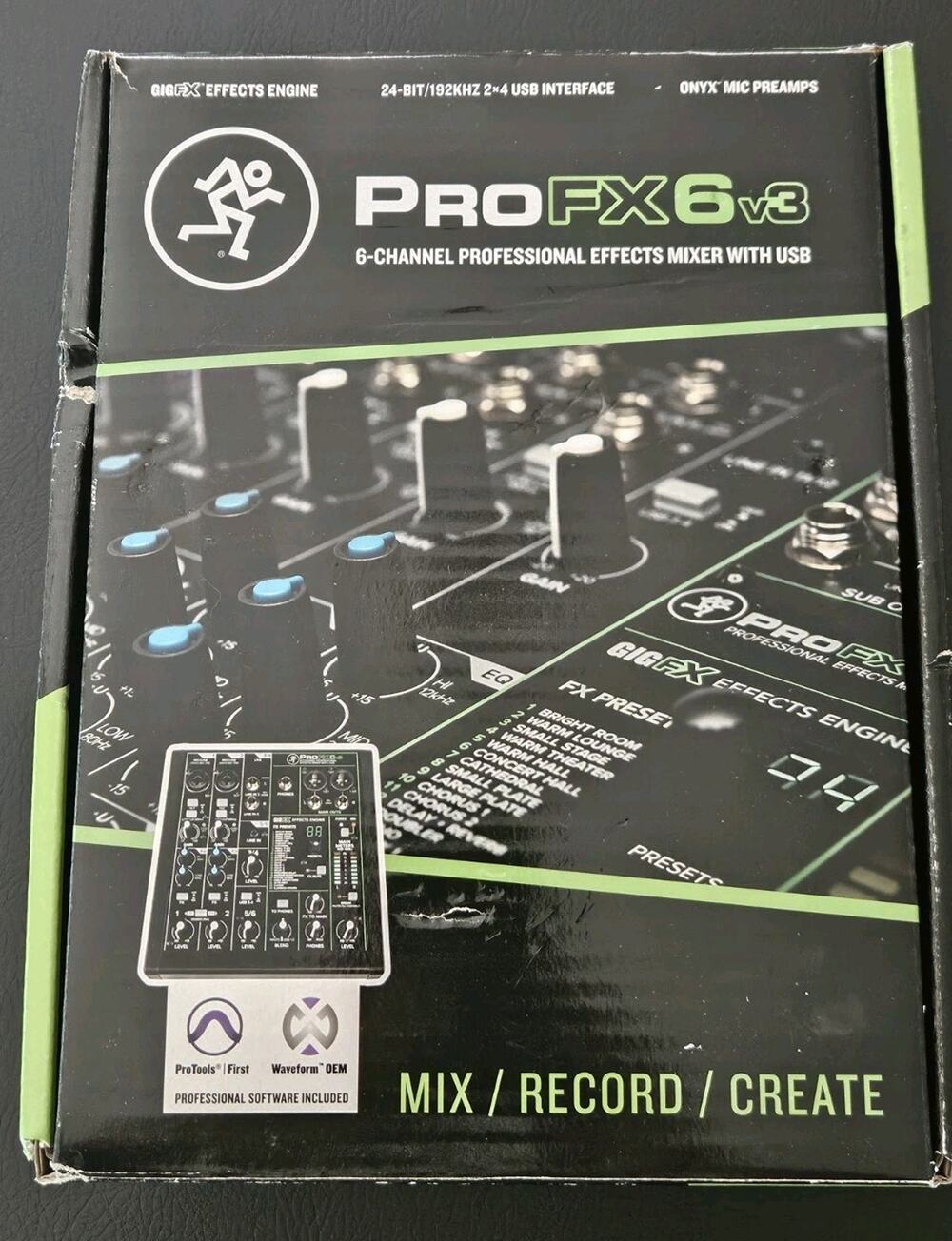 Mackie ProFX6v3 6-Channel Professional Effects Mixer with USB